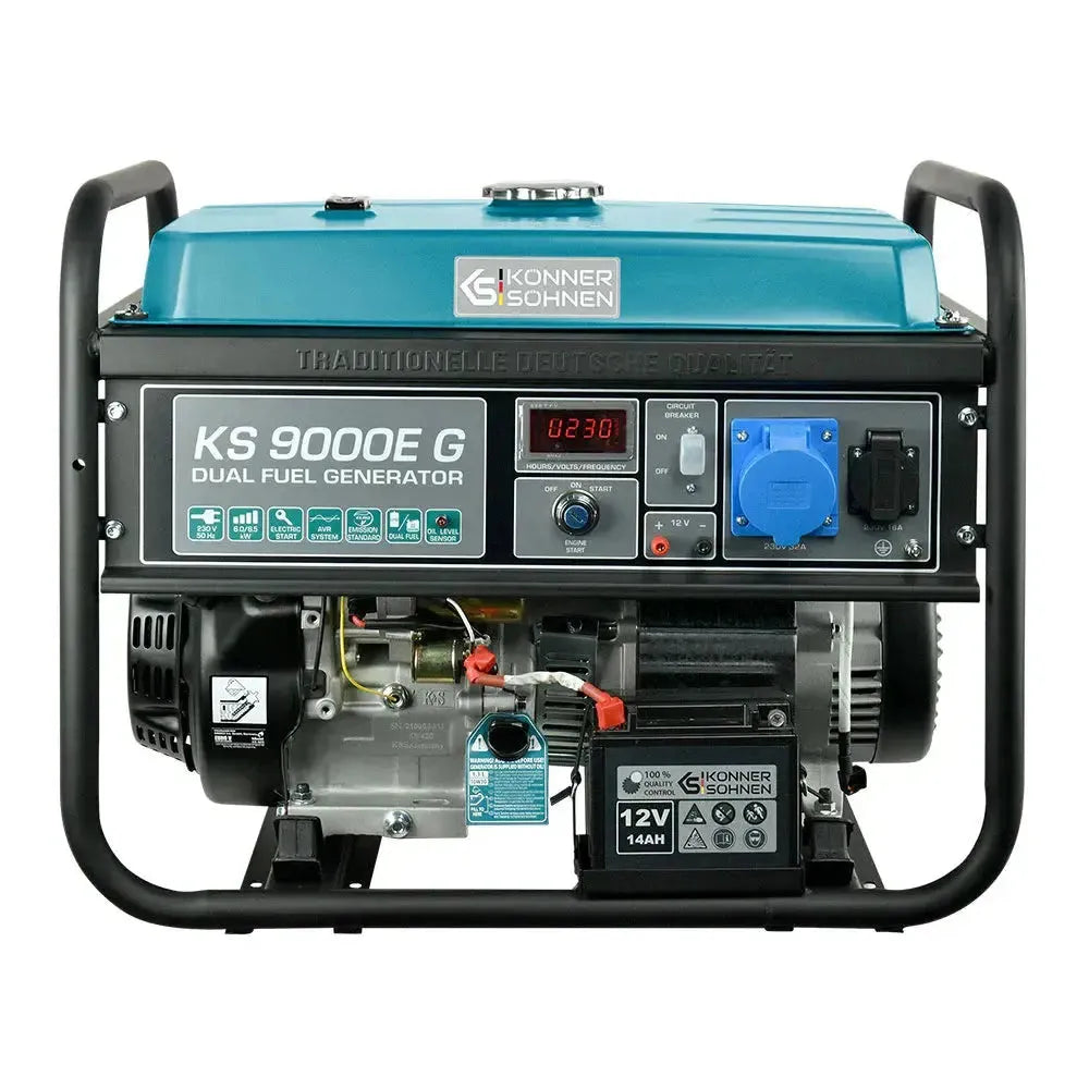 DualFuel Stromerzeuger AVR 6500 Watt Könner & Söhnen KS 9000E G Könner & Söhnen