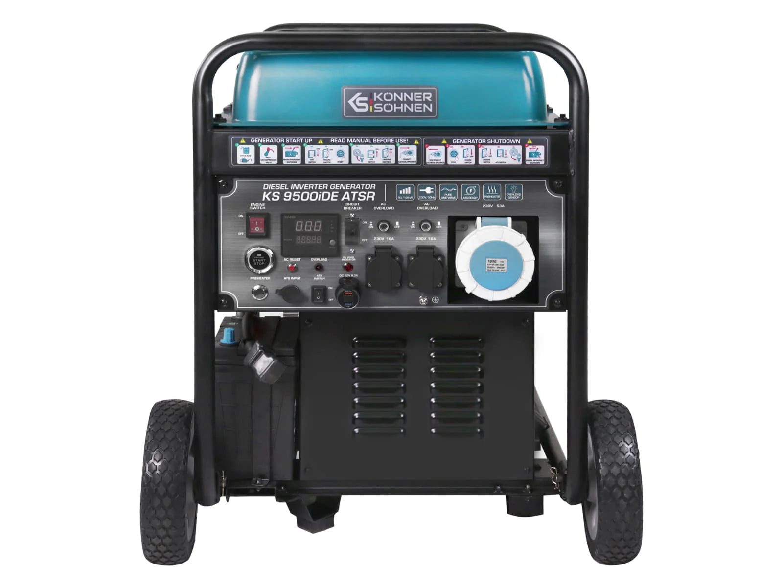 Diesel Inverter Generator KS 9500iDE ATSR – Leistungsstark und zuverlässig