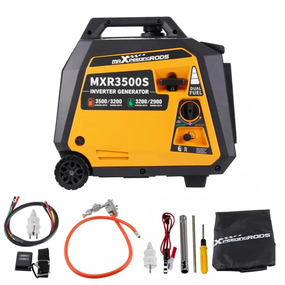 maXpeedingrods MXR 3500S DualFuel Inverter Stromerzeuger für Benzin und Gas