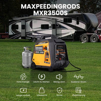 3500 Watt DualFuel Inverter Stromerzeuger maXpeedingrods MXR 3500S maXpeedingrods