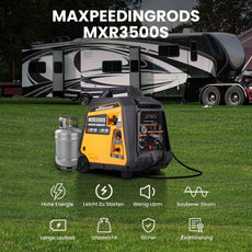 3500 Watt DualFuel Inverter Stromerzeuger maXpeedingrods MXR 3500S