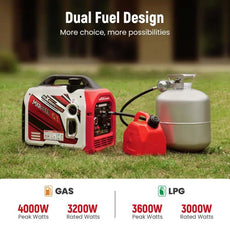 4000W DualFuel Inverter Stromerzeuger mit App Steuerung maXpeedingrods MXR 4000GT – EU
