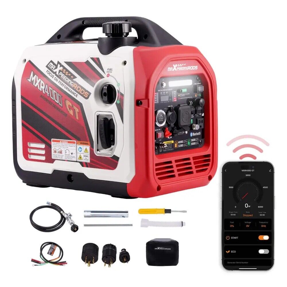 4000W DualFuel Inverter Stromerzeuger mit App Steuerung maXpeedingrods MXR 4000GT – EU