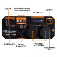 3500 Watt Benzin Inverter Open Frame maXpeedingrods MXR 4500i maXpeedingrods