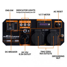 3500 Watt Benzin Inverter Open Frame maXpeedingrods MXR 4500i