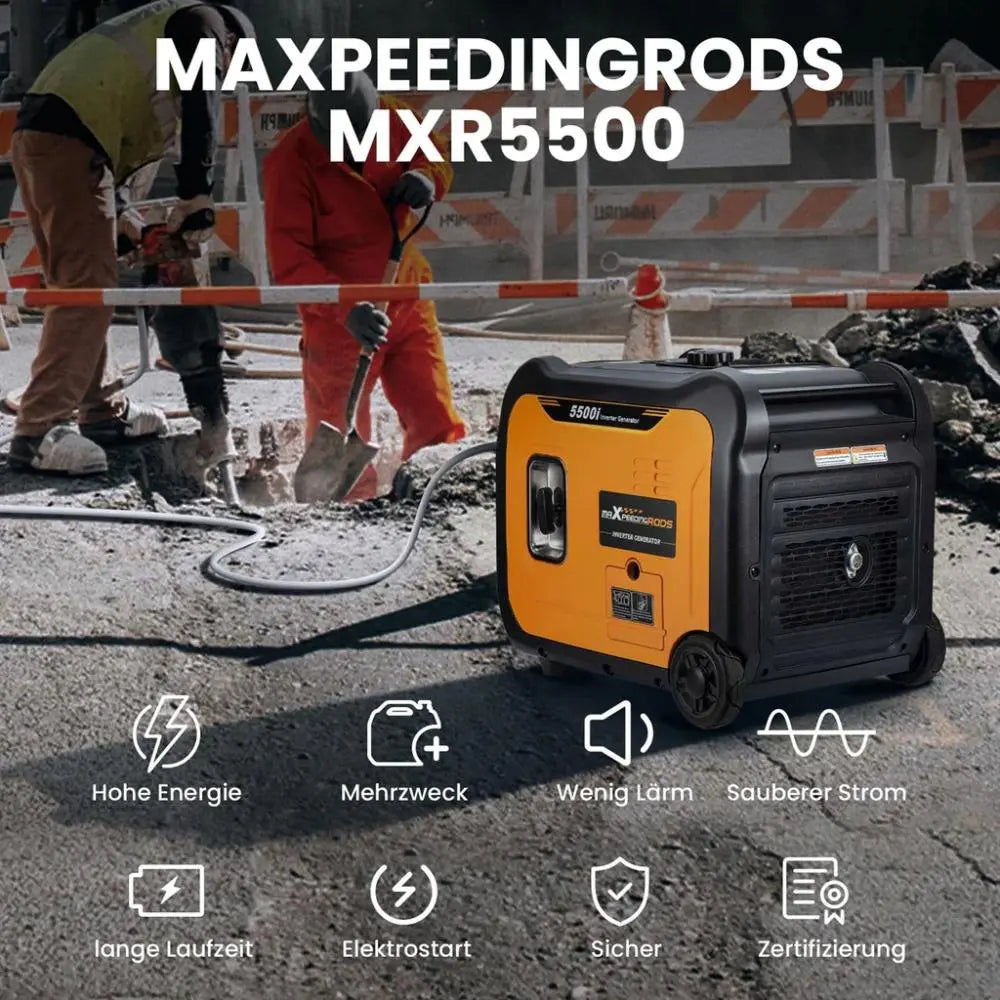 5500 Watt Benzin Inverter Stromerzeuger maXpeedingrods MXR 5500i maXpeedingrods
