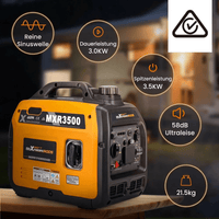 3300 Watt Benzin Inverter Stromerzeuger maXpeedingrods MXR 3500 maXpeedingrods