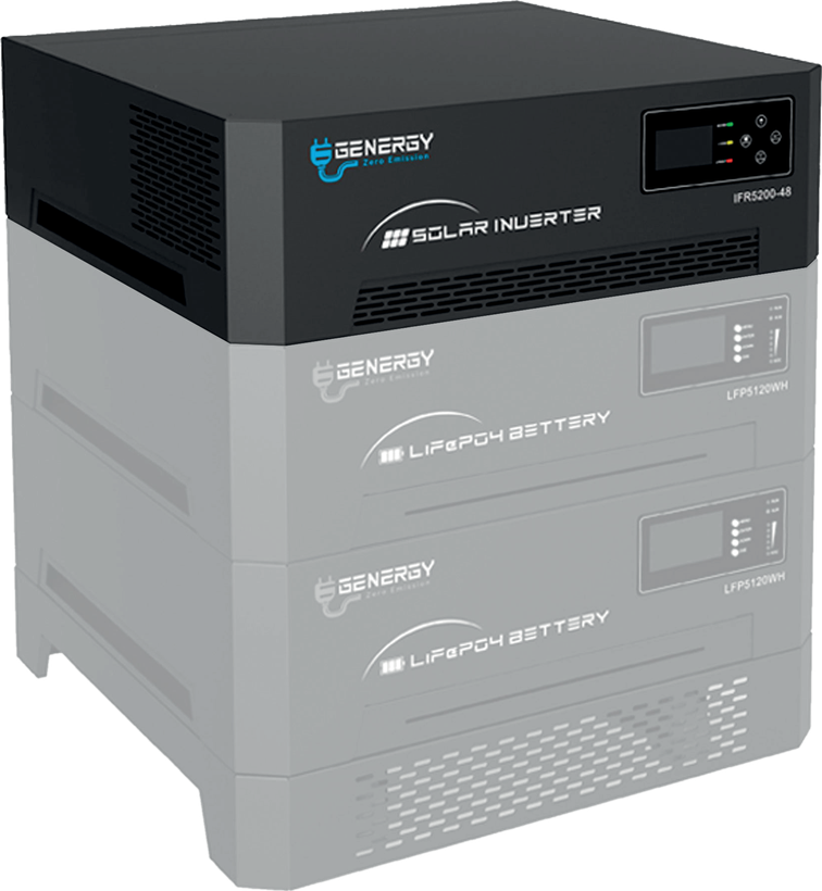Solarset Inselanlage 4000 Watt / 10240Wh Speicher GENERGY Inselanlage SIRIUS-C mit 7,5kW Backup Stromerzeuger Genergy